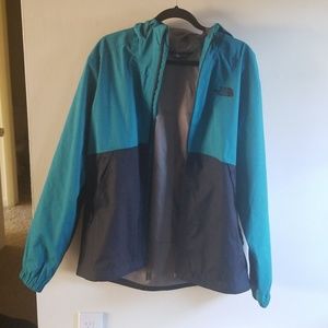The North Face waterproof rain jacket shell